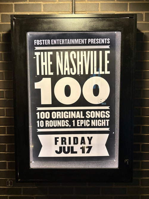 BRUNJO SPONSORS THE NASHVILLE 100 WRITERS' ROUND!