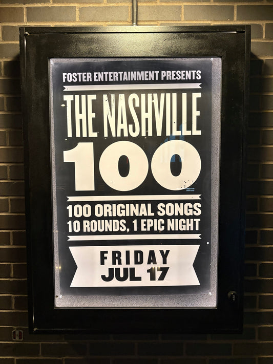 BRUNJO SPONSORS THE NASHVILLE 100 WRITERS' ROUND!